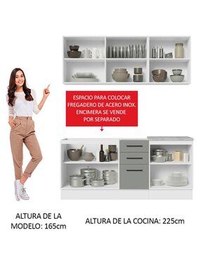 Cocina integral Madesa Ágata