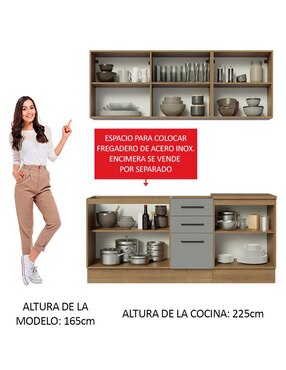Cocina integral Madesa Ágata