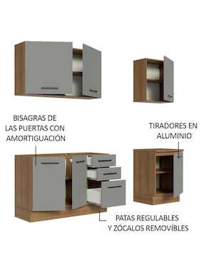 Cocina integral Madesa Ágata
