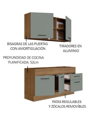 Cocina integral Madesa Ágata