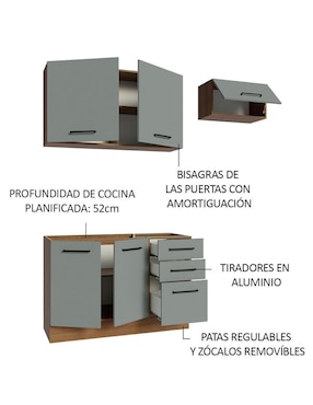 Cocina integral Madesa Ágata
