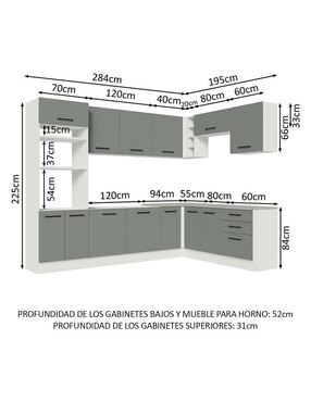 Cocina integral Madesa Ágata