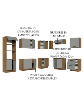 Cocina integral Madesa Ágata