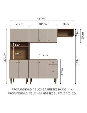 Cocina integral Madesa Gourmet
