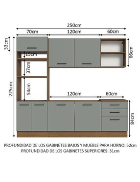 Cocina integral Madesa Ágata