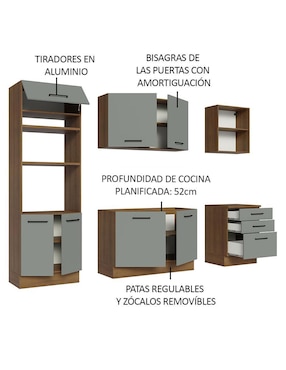 Cocina integral Madesa Ágata