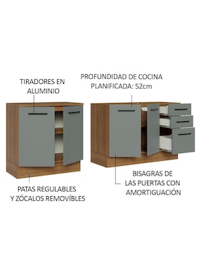 Cocina integral Madesa Ágata