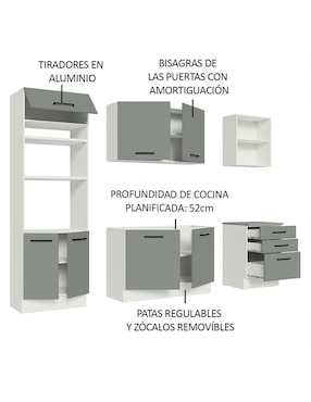 Cocina integral Madesa Ágata