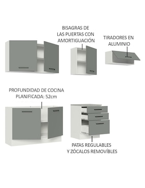 Cocina integral Madesa Ágata