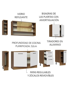 Cocina integral Madesa Ágata