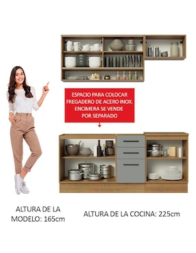 Cocina integral Madesa Ágata