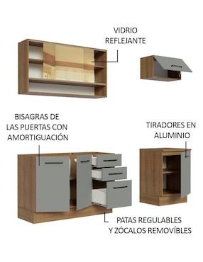 Cocina integral Madesa Ágata