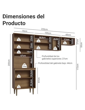 Cocina integral Madesa Gourmet