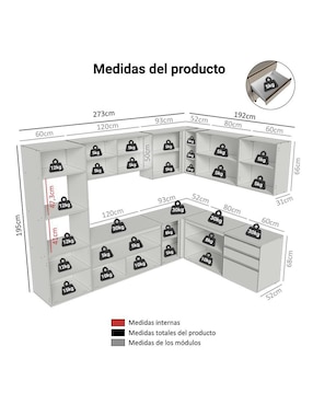 Cocina integral Madesa Nice