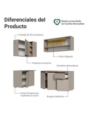 Cocina integral Madesa Nice