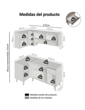 Cocina integral Madesa Nice