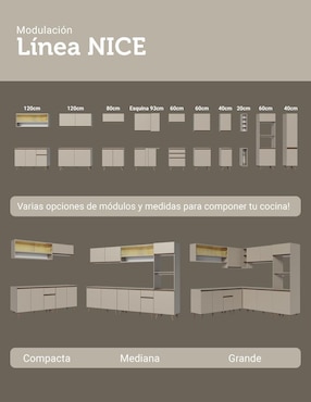 Cocina integral Madesa Nice