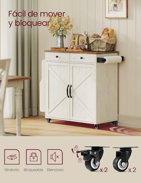 Isla de cocina Songmics Home