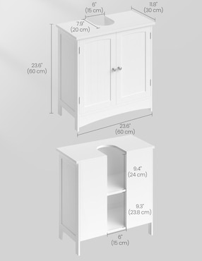 Mueble para baño Songmics Home Helan-old MDF