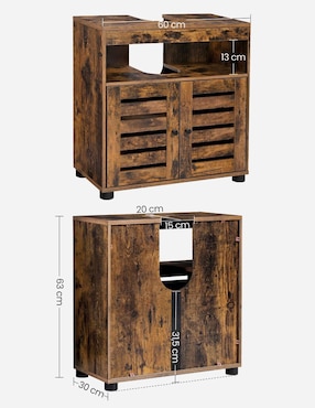 Mueble para baño Songmics Home Hanis MDF