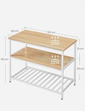 Isla de cocina Songmics Home