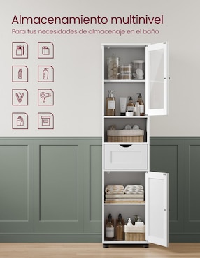 Torre de baño Songmics Home Sofie MDF