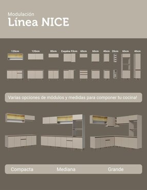 Cocina integral Madesa Nice