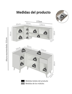 Cocina integral Madesa Nice