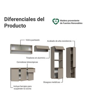 Cocina integral Madesa Nice
