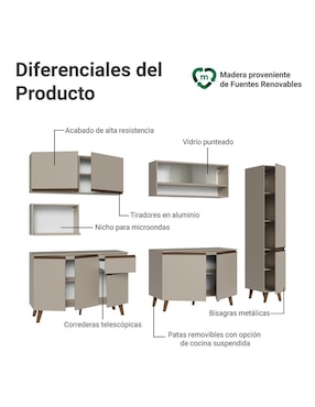 Cocina integral Madesa Nice