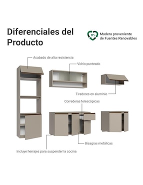 Cocina integral Madesa Nice