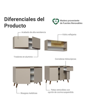 Cocina integral Madesa Nice