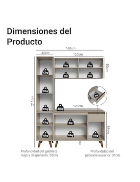 Cocina integral Madesa Nice