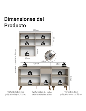 Cocina integral Madesa Nice