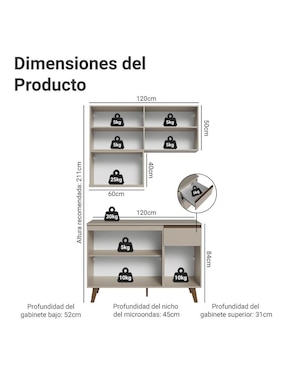 Cocina integral Madesa Nice