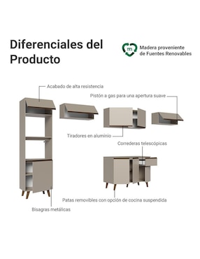 Cocina integral Madesa Nice
