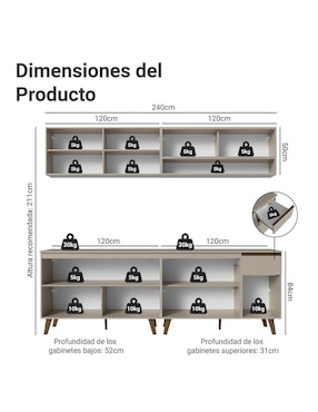 Cocina integral Madesa Nice
