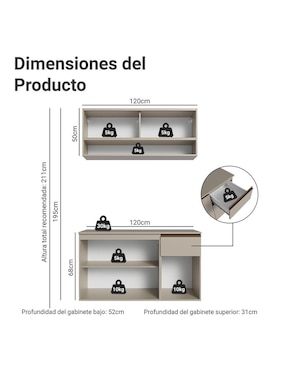 Cocina integral Madesa Nice