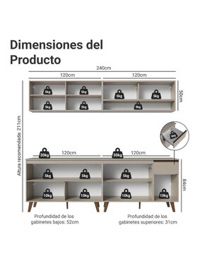 Cocina integral Madesa Nice