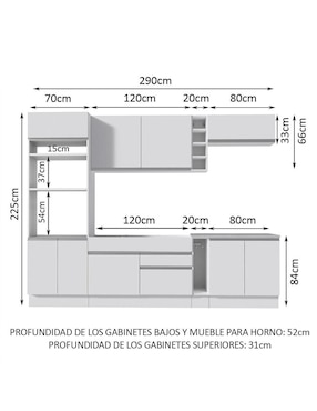 Cocina integral Madesa Vicenza