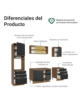 Cocina integral Madesa Lux
