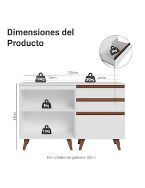 Cocina integral Madesa Reims