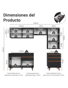 Cocina integral Madesa Reims