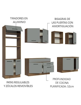 Cocina integral Madesa Agata