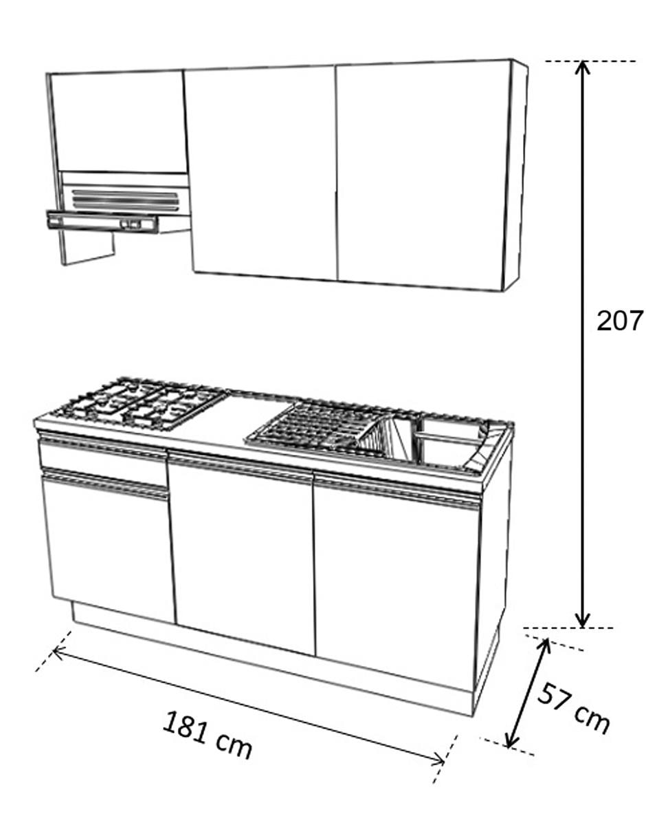 Cocina integral Roma 3