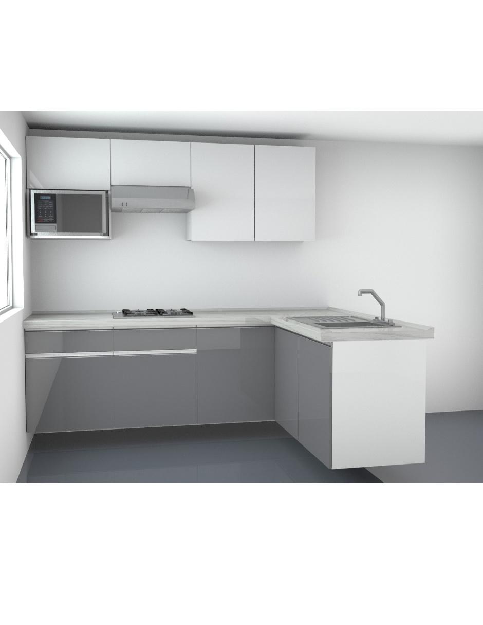 Cocina Integral Roma blanca 2