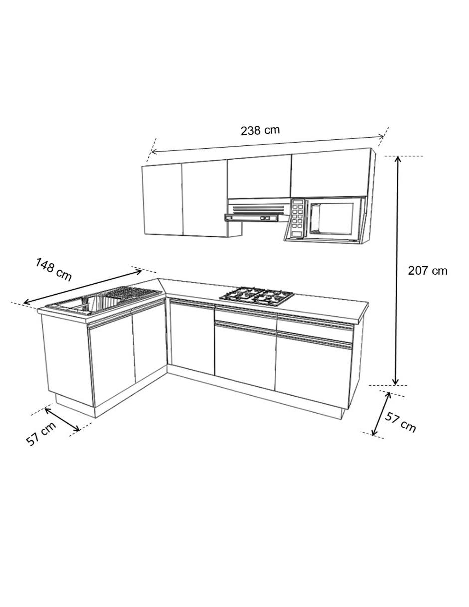 Cocina integral Roma 3