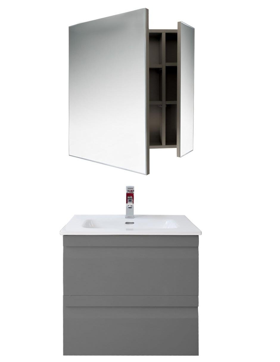 PAQUETE DE BAÑO 0000, GRIS, 60 X 46 CM