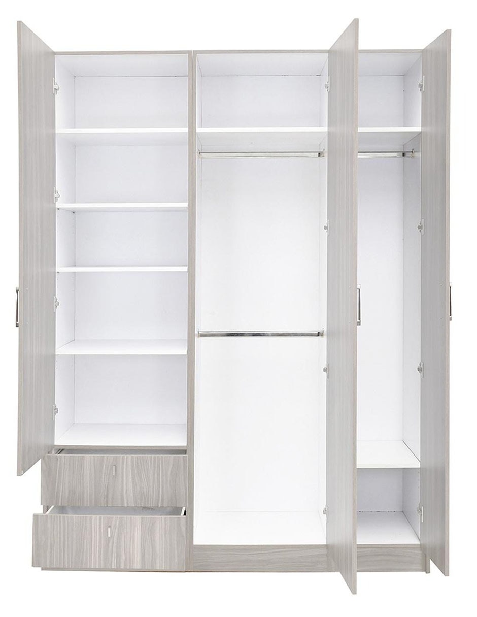CLOSET DE PAQUETE, 160 X 220 CM, GRIS A