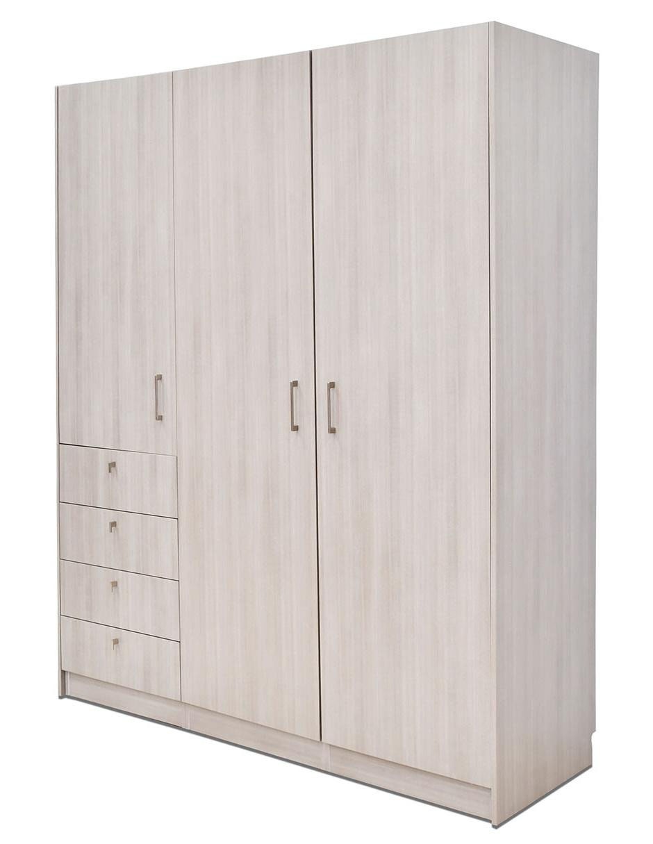 CLOSET DE PAQUETE A, 131 X 64 CM, GRIS